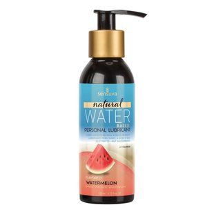 Смазка на водной основе Sensuva Natural Water-Based Watermelon (125 мл) без глицерина и парабенов SO3227 фото