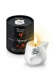 Масажна свічка Plaisirs Secrets Red Wood (80 мл) ,керамічний посуд SO1859 фото