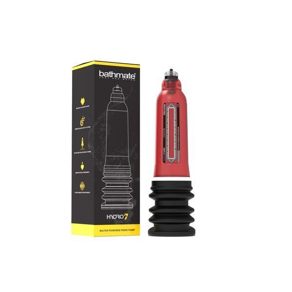 Гидронасос Bathmate Hydro 7 Red, для члена длиной от 12,5 до 18 см, диаметр до 5 см BM-30-BR фото