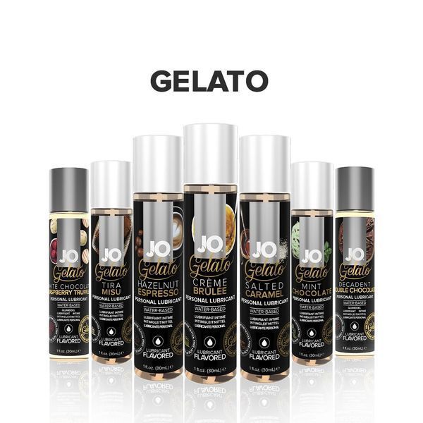 Оральный лубрикант System JO Gelato - Cr&egrave;me Br&ucirc;l&eacute;e (Крем-брюле), 30 мл SO1462 фото