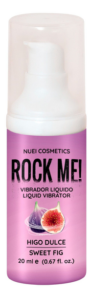 Жидкий вибратор NUEI Rock Me! Инжир (20 мл) &ndash; с эффектом пульсации и согревания NU890493 фото