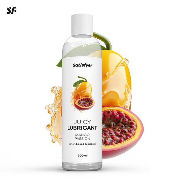 Ароматизований лубрикант на водній основі Satisfyer Mango & Passion - Манго та маракуйя (300 мл) SX2726 фото