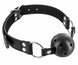 Перфорированный кляп-шарик Fetish Tentation Rigid Breathable Ball Gag, черный SO3732 фото 3