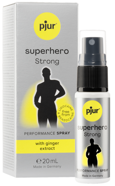 Концентрований пролонгуючий спрей pjur superhero Strong Spray (20 мл) PJ12920 фото