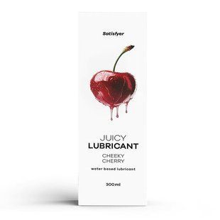 Ароматизований лубрикант на водній основі Satisfyer Cheeky Cherry - Стигла вишня (300 мл) SX2728 фото