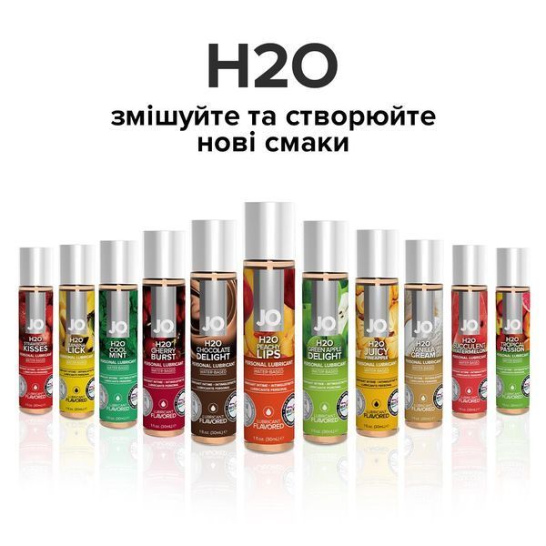 Оральний лубрикант System JO H2O Flavors &mdash; Peachy Lips (Персикові губки), 30 мл SO1476 фото