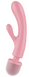 2 в 1: вібратор-кролик + масажер Triple Lover колір: рожевий Satisfyer (Німеччина) IG018218 фото 2