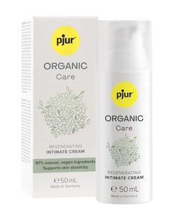 pjur ORGANIC Care &mdash; Натуральний регенеруючий крем для інтимної зони, 50 мл SX3124 фото