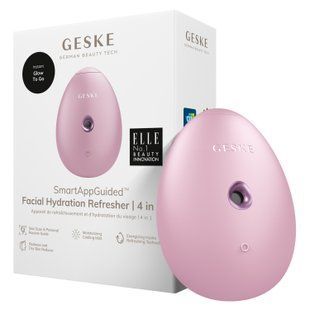 Електронний освіжувач для зволоження обличчя GESKE Facial Hydration Refresher 4в1 pink HB0170 фото