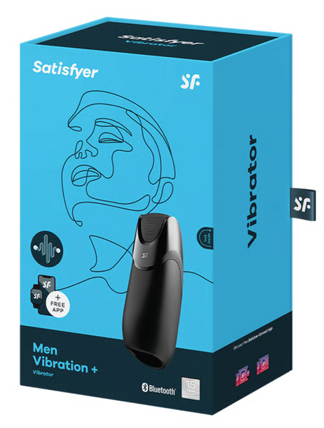 Смарт мастурбатор Men Vibration+ цвет: черный Satisfyer (Германия) IG016570 фото