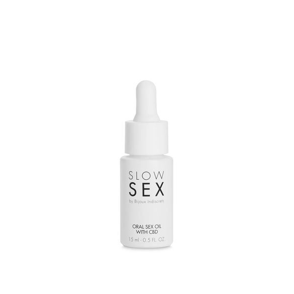 Охлаждающее масло для орального секса Bijoux Indiscrets Oral Sex Oil with CBD (15 мл) SO9339 фото