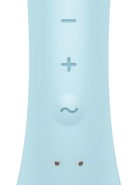 2 в 1: вібратор-кролик + масажер Triple Oh колір: блакитний Satisfyer (Німеччина) IG018225 фото