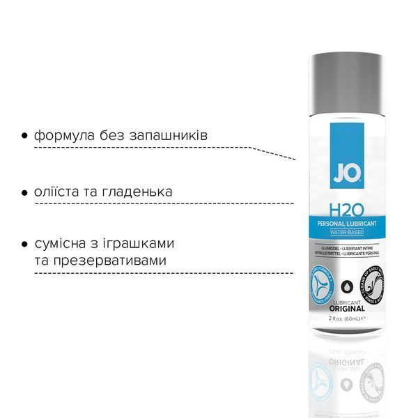 Классический водный лубрикант System JO H2O Original (60 мл) SO1447 фото