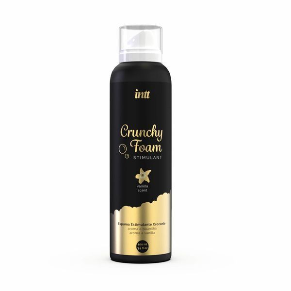 Хрустка еротична піна для масажу INTT Crunchy Foam Vanilla (150 мл) &mdash; вибух тактильних відчуттів для палкої прелюдії SO2939 фото