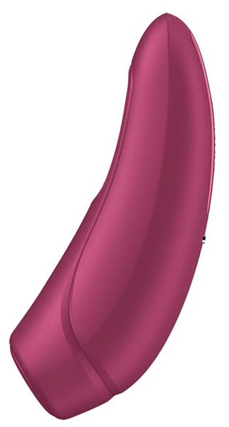 Смарт вакуумный клиторальный стимулятор Curvy 1+ цвет: бордовый Satisfyer (Германия) IG001821 фото