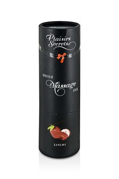 Массажное масло Plaisirs Secrets Litchi с афродизиаками, съедобное (59 мл) SO1835 фото