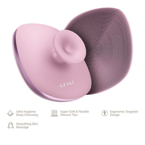 Щітка для тіла GESKE Body Brush 4в1 pink HB0346 фото
