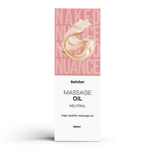 Масажна олія Satisfyer Massage Oil Neutral (Нейтральна), 250 мл SX2702 фото