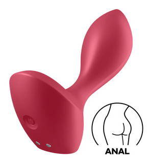 Анальная пробка с вибрацией Backdoor Lover цвет: красный Satisfyer (Германия) IG004174 фото