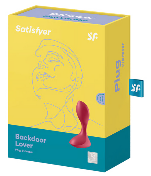 Анальная пробка с вибрацией Backdoor Lover цвет: красный Satisfyer (Германия) IG004174 фото