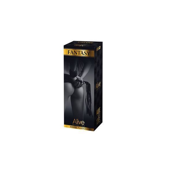 Чорний БДСМ-флогер на 40 хвостів Alive Fantasy Flogger SO5995 фото