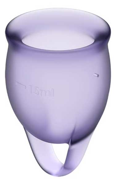 Набор менструальных чаш Feel Confident цвет: фиолетовый Satisfyer (Германия) IG002033 фото