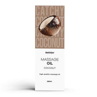 Масажна олія Satisfyer Massage Oil Coconut (Кокос), 250 мл SX2706 фото
