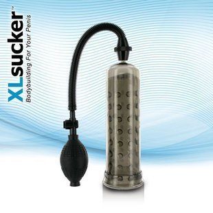 Вакуумна помпа XLsucker Penis Pump Black для члена довжиною до 18см, діаметр до 4см E22145 фото