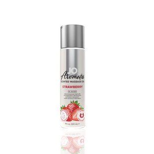 Масажна олія System JO Aromatix - Massage Oil - Strawberry 120 мл SO6768 фото