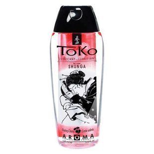 Лубрикант на водній основі Shunga Toko AROMA &ndash; Blazing Сherry (165 мл), не містить цукру SO2531 фото