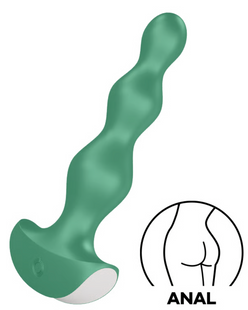 Анальный стимулятор-бусины Lolli-Plug 2 цвет: зеленый Satisfyer (Германия) IG003252 фото