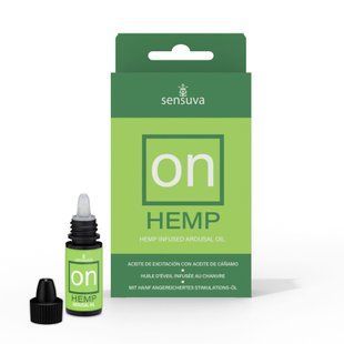 Возбудительные капли для клитора Sensuva ON for Her Hemp Infused Arousal Oil (5 мл) &mdash; с маслом конопли SO3178 фото