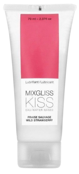 Спокусливий водний лубрикант з ароматом суниці MixGliss Kiss Wild Strawberry (70 мл) SO1620 фото