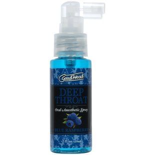 Спрей для глубокого минета Doc Johnson GoodHead DeepThroat Spray &ndash; Blue Raspberry 59 мл SO9854 фото