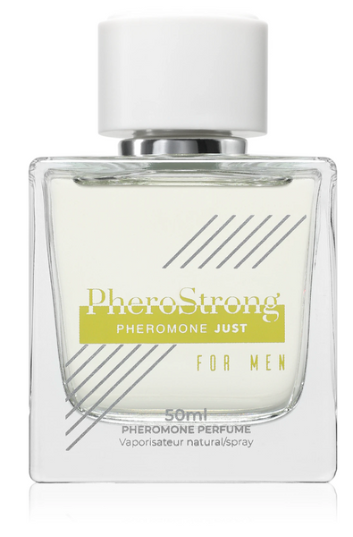 Чоловічі парфуми з феромонами PheroStrong Just For Men (Деревно-морський зі свіжими нотами, 50 мл) LD18 фото