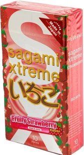 SAGAMI XTREME FRUITY STRAWBERRY 10ШТ. SG3 фото