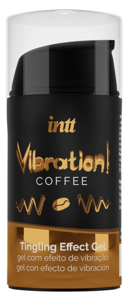 Рідкий вібратор зі смаком кави INTT Coffee Vibration (15 мл) &mdash; з ефектом пульсації та зігрівання SO3511 фото