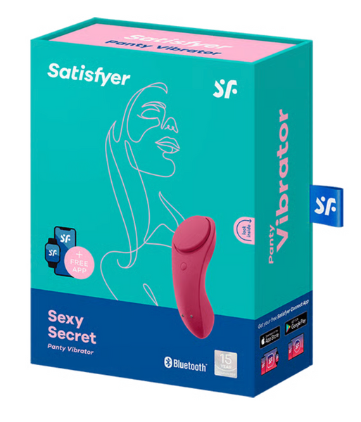 Смарт вибратор в трусики Sexy Secret цвет: бордовый Satisfyer (Германия) IG003351 фото