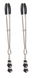 Затискачі для сосків з намистинами Art of Sex Nipple Clamps Lovely, чорні SO5860 фото 3