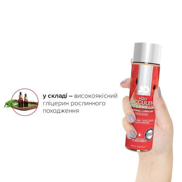 Оральний лубрикант System JO H2O Flavors &mdash; Succulent Watermelon (Соковитий кавун), 120 мл SO1673 фото