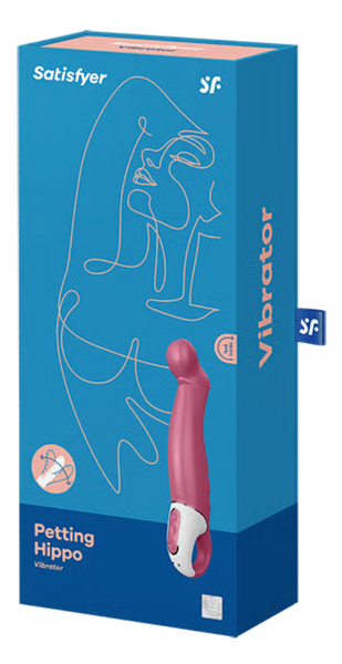 Вибратор для точки G Vibes Petting Hippo Satisfyer (Германия) IG016433 фото