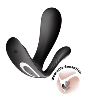 Смарт вибратор в трусики Top Secret+ цвет: черный Satisfyer (Германия) IG003405 фото