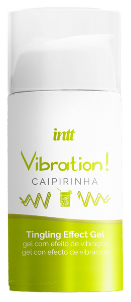 Жидкий вибратор со вкусом коктейля кайпиринья INTT Caipirinha Vibration (15 мл) &ndash; с эффектом пульсации и согревания SX0579 фото