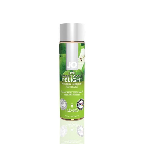 Оральный лубрикант System JO H2O Flavors - Green Apple Delight (Яблочное наслаждение), 120 мл SO1677 фото