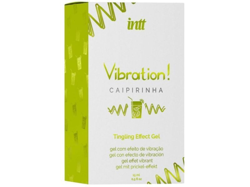Жидкий вибратор со вкусом коктейля кайпиринья INTT Caipirinha Vibration (15 мл) &ndash; с эффектом пульсации и согревания SX0579 фото