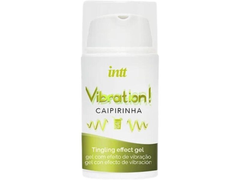 Жидкий вибратор со вкусом коктейля кайпиринья INTT Caipirinha Vibration (15 мл) &ndash; с эффектом пульсации и согревания SX0579 фото