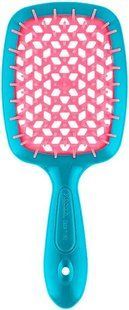 Гребінець Janeke Superbrush Small (Бірюзовий з рожевим) 86SP234AR фото