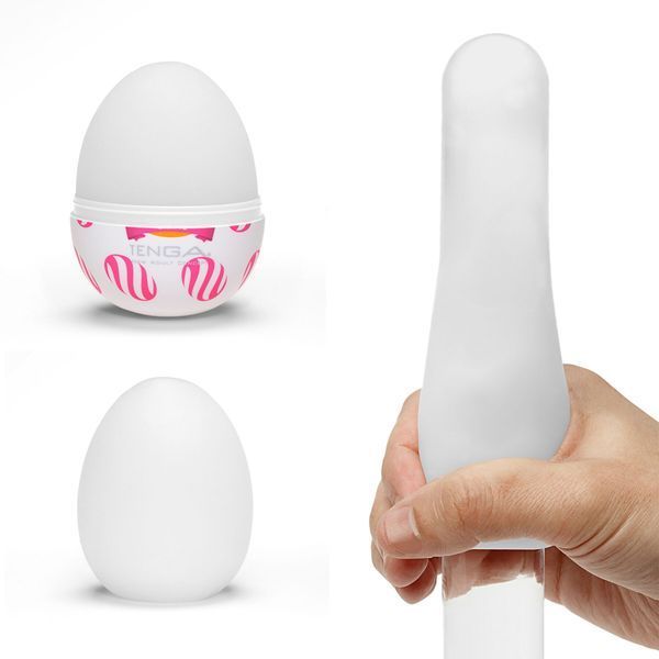 Мастурбатор-яйце Tenga Egg Curl з рельєфом із шишечок SO5498 фото