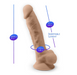 Вибрационный фаллоимитатор с эффектом памяти SilexD Vetus Vibro Flesh + LRS (MODEL 1 size 8in, 20,3 x 4,2 см) SO8213 фото 4