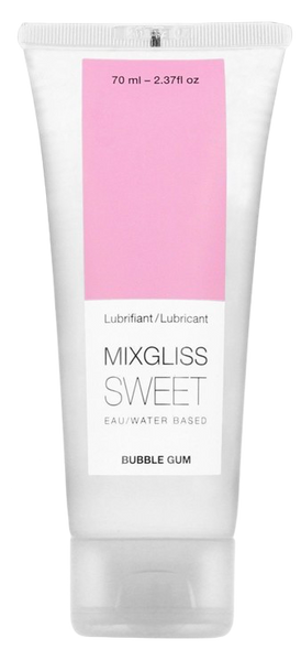 Игривый водный лубрикант с ароматом жвачки MixGliss Sweet Bubble Gum (70 мл) SO1357 фото